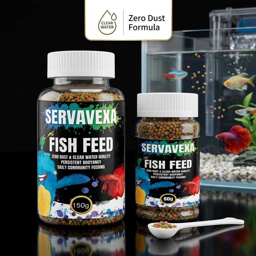 Tetra Fish In Aquarium - Grânulos de Ração Transparente para Peixes