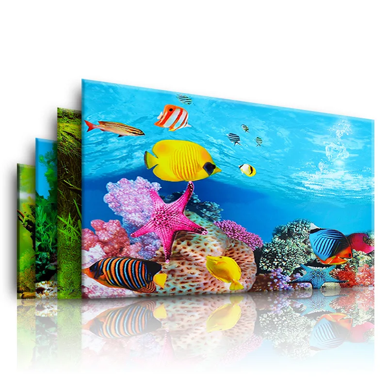 Fundo para aquário 3d adesivo  - Aquarium Fish Cichlid avaliação e preço