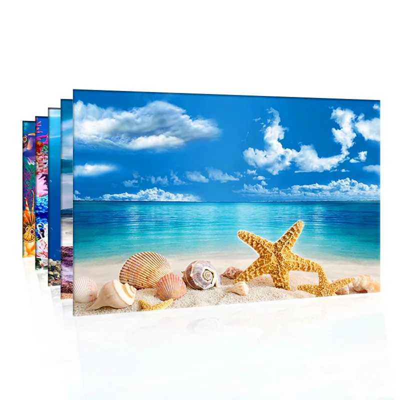 Fundo para aquário 3d adesivo  - Aquarium Fish Cichlid avaliação e preço