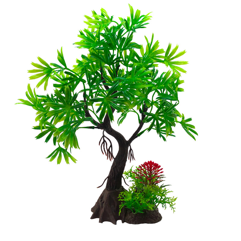 Artificial Aquarium Decor Plan - Aquarium Fish Cichlid avaliação e preço